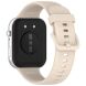 Ремешок Deexe Soft Silicone для Huawei Watch Fit 3 - Ivory White (357103IW). Фото 1 из 7