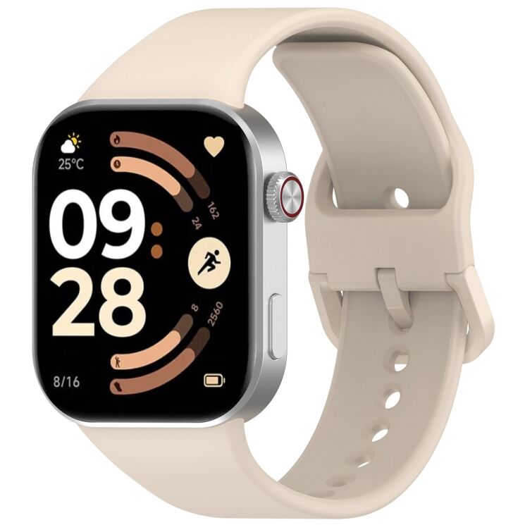 Ремешок Deexe Soft Silicone для Xiaomi Redmi Watch 6 - Starlight: фото 4 из 12