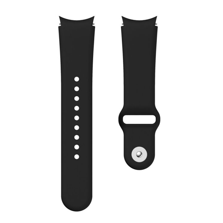 Ремешок Deexe Soft Touch для часов с шириной крепления 20мм - Black: фото 3 из 4