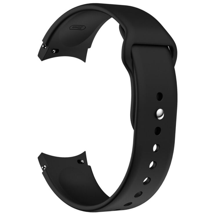 Ремешок Deexe Soft Touch для часов с шириной крепления 20мм - Black: фото 1 из 4