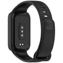 Ремешок Deexe Soft Touch для Xiaomi Mi Smart Band 9 Active / Redmi Band 3 - Black: фото 1 из 12