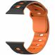 Ремешок Deexe Sport Design для Apple Watch 46 / 45 / 44 / SE 44 / 42 (Series 1-3) / Ultra / Ultra 2 - Black / Orange (371807BO). Фото 3 из 9