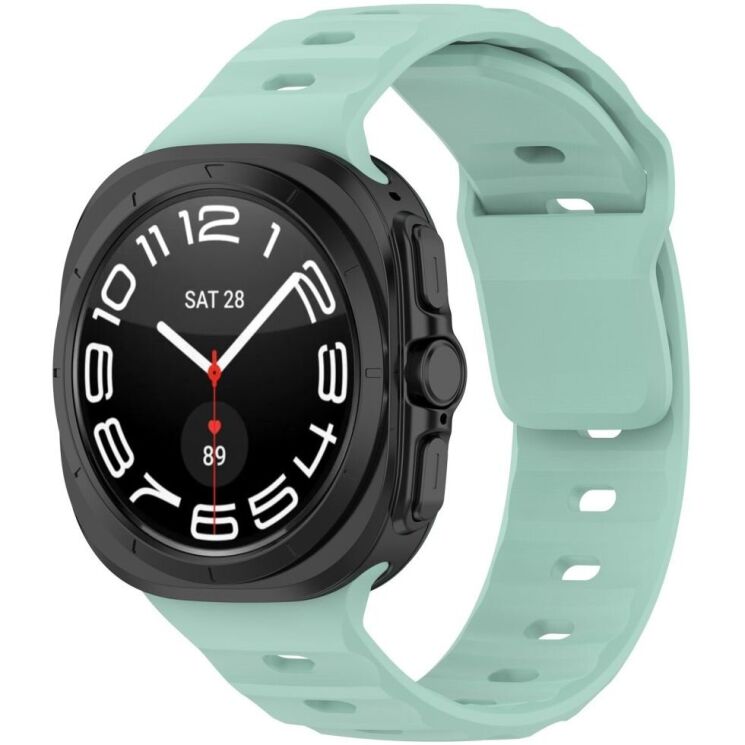 Ремешок Deexe Sport Series для Samsung Galaxy Watch Ultra (47mm) - Teal: фото 4 из 6