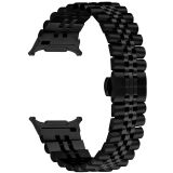 Ремінець Deexe Stainless Steel QuickFit для Samsung Galaxy Watch 8 (40/44mm) / 8 Classic (43/47mm) / Ultra 2 - Black: фото 1 з 7