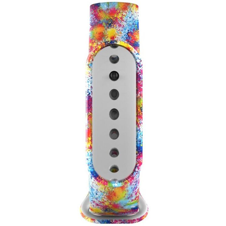 Ремешок Deexe Style Strap для Xiaomi Mi Band 5 / Mi Band 6 - Oil Painting Pattern: фото 5 из 5