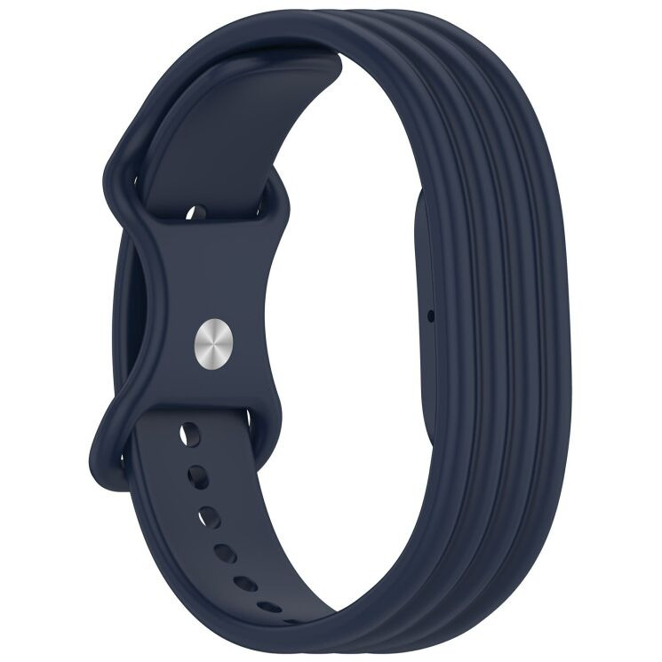 Ремінець для годинника Reframe Texture Wave для Google Fitbit Air - Dark Blue (258008DB) Ремінець для годинника Reframe Texture Wave для Google Fitbit Air - Dark Blue: фото 2 з 9