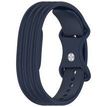 Ремінець для годинника Reframe Texture Wave для Google Fitbit Air - Dark Blue: фото 1 з 9
