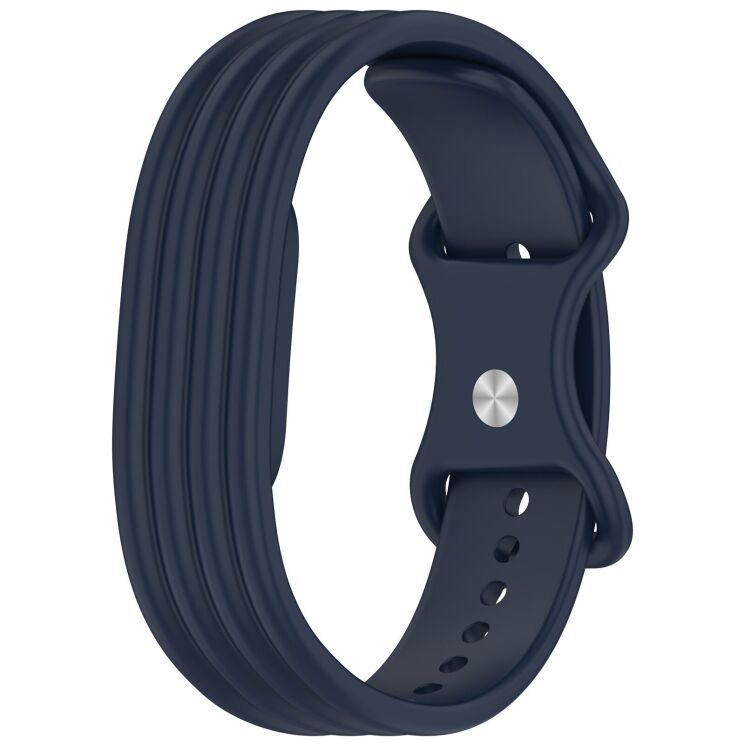 Ремінець для годинника Reframe Texture Wave для Google Fitbit Air - Dark Blue (258008DB) Ремінець для годинника Reframe Texture Wave для Google Fitbit Air - Dark Blue: фото 1 з 9
