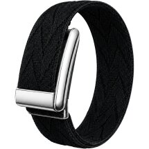 Ремешок для часов Reframe Weave Fit для WHOOP 5.0 / MG - Black / Silver: фото 1 из 3