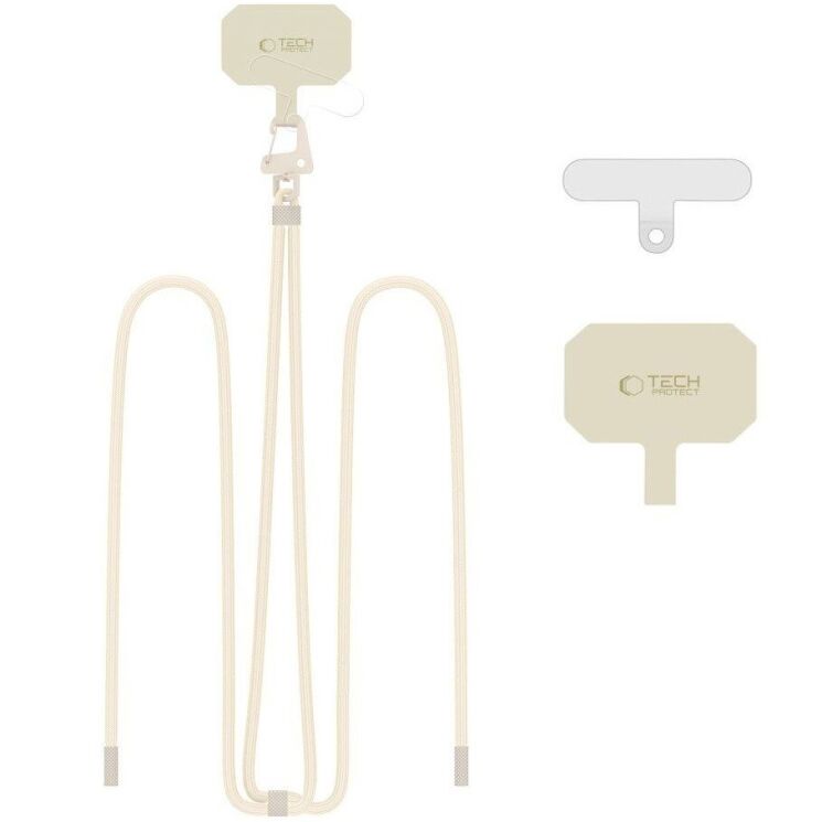 Ремінець для смартфона Tech-Protect C5S ROPE - Cosmic Latte: фото 1 з 3