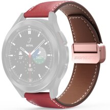 Ремінець DUX DUCIS YA Series для годинників з шириною кріплення 20мм - Red: фото 1 з 20
