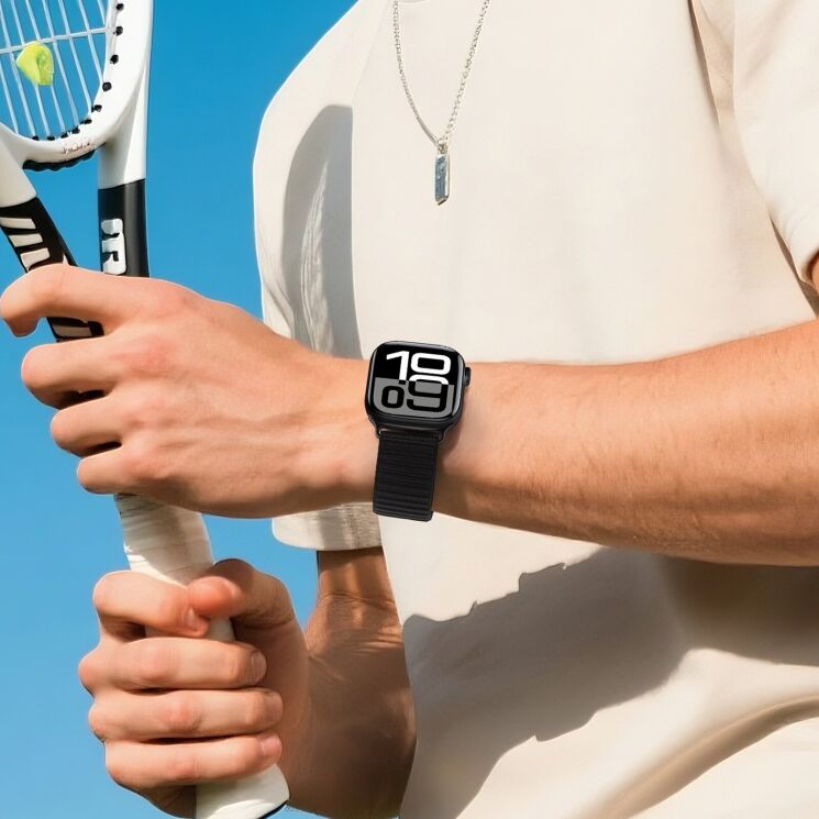 Ремешок DUX DUCIS YE Series для Apple Watch 42 (Series 10) / 41 / 40 / SE 40 / 38 - Green: фото 7 из 12