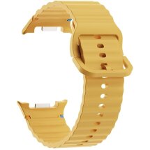 Ремінець KALEBOL Silicone Strap для Samsung Galaxy Watch 8 (40/44mm) / 8 Classic - Yellow: фото 1 з 7