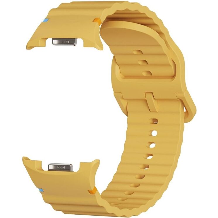 Ремінець KALEBOL Silicone Strap для Samsung Galaxy Watch 8 (40/44mm) / 8 Classic - Yellow: фото 2 з 7
