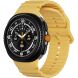Ремінець KALEBOL Silicone Strap для Samsung Galaxy Watch 8 (40/44mm) / 8 Classic - Yellow (384114Y). Фото 3 з 7