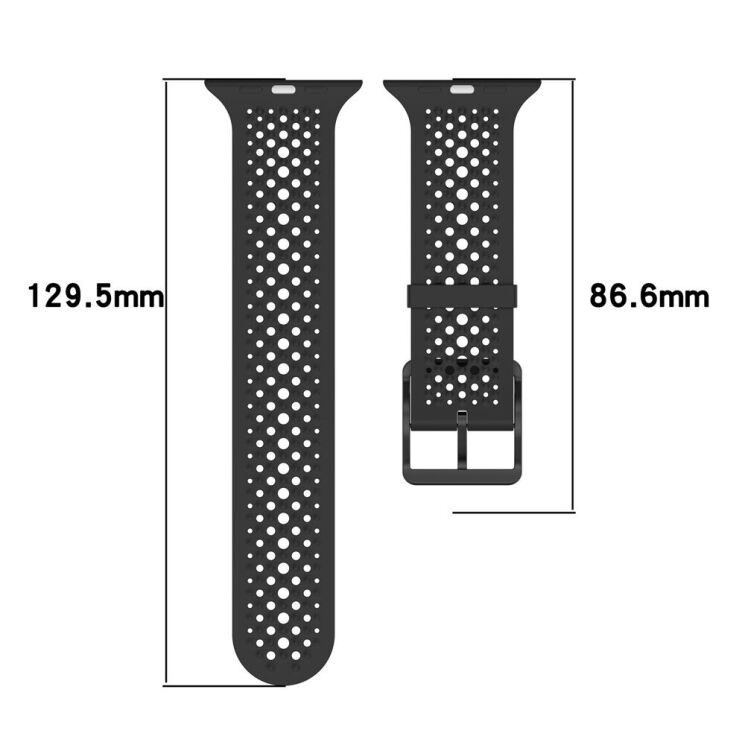 Ремінець Reframe Holes Fit для Apple Watch 49 / 46 / 45 / 44 / SE 44 / 42 (Series 1-3) / Ultra / Ultra 2 - Midnight Blue: фото 6 з 7