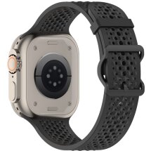 Ремінець Reframe Holes Fit для Apple Watch 49 / 46 / 45 / 44 / SE 44 / 42 (Series 1-3) / Ultra / Ultra 2 - Black: фото 1 з 7
