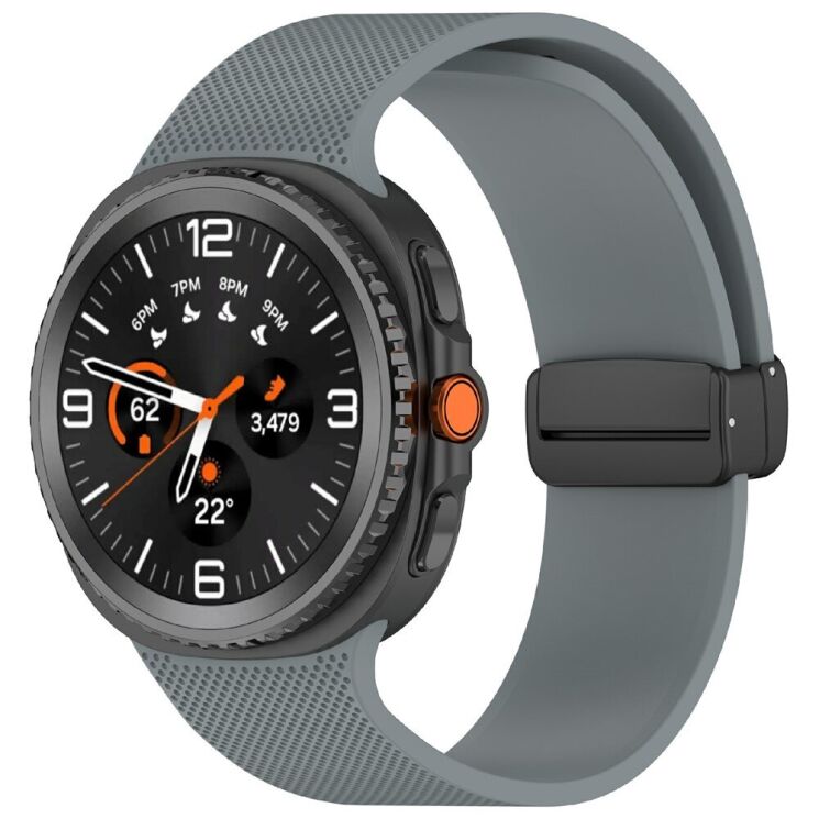 Ремінець Reframe Magnetic Loop для Samsung Galaxy Watch 8 (40/44mm) / 8 Classic - Dark Grey (384118DH) Ремінець Reframe Magnetic Loop для Samsung Galaxy Watch 8 (40/44mm) / 8 Classic - Dark Grey: фото 2 з 7