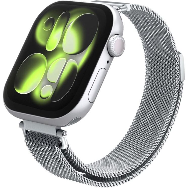Ремінець Spigen WBM4 Band для Apple Watch 42 (Series 10/11) / 41 / 40 / SE 40 / 38 (AMP10498) - Silver: фото 1 з 9