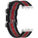 Ремінець UniCase Nylon Braslet для Samsung Galaxy Fit 3 - Black / Grey / Red / Grey / Black (349006D). Фото 4 з 6