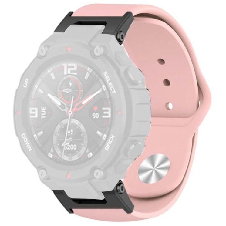 Ремешок UniCase Silicone Strap для Huami Amazfit T-ReX / T-ReX Pro - Pink: фото 1 из 3