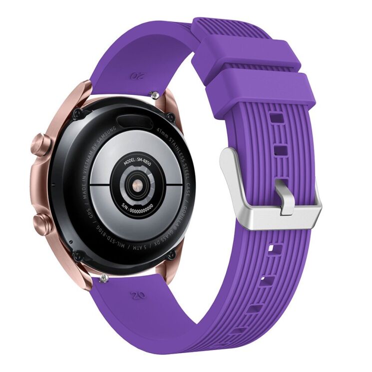 Ремешок UniCase Soft Line для Samsung Galaxy Watch 3 (41mm) - Purple: фото 1 из 4