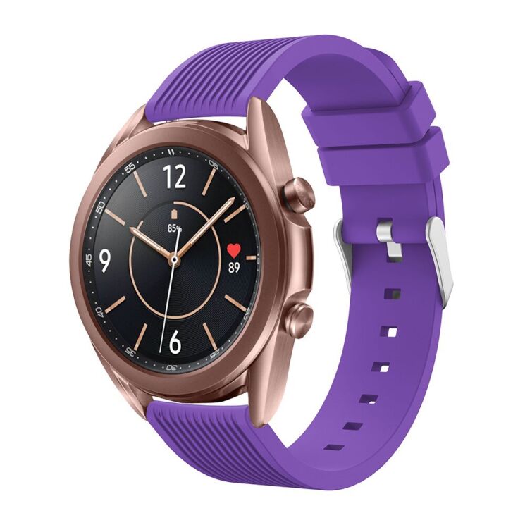 Ремешок UniCase Soft Line для Samsung Galaxy Watch 3 (41mm) - Purple: фото 4 из 4