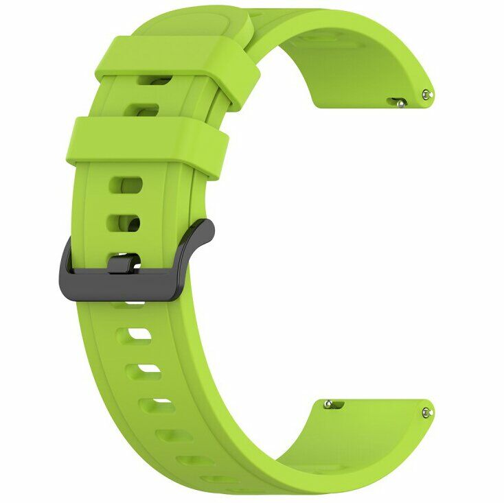 Ремешок UniCase Soft Silicone для часов с шириной крепления 22мм - Light Green: фото 4 из 5