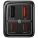 Сетевое зарядное устройство Baseus GaN6 Pro Fast Charger 2C+2U 65W + кабель Type-C to Type-C (100W) P10162701113-00 - Black (346115B). Фото 2 из 20