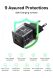Сетевое зарядное устройство Baseus Palm C+U (30W) + кабель Type-C to Type-C (P1011160A113-01) - Black (960182B). Фото 13 из 19