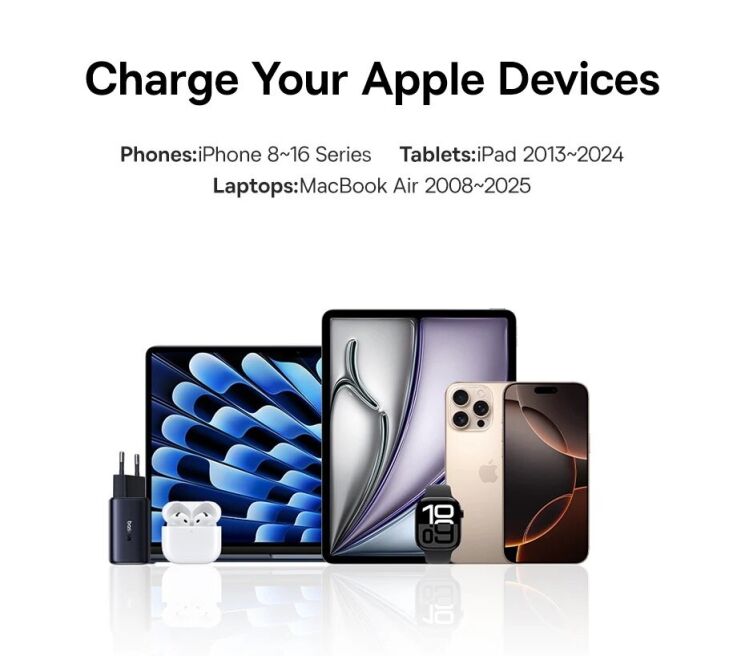 Сетевое зарядное устройство Baseus PicoGo AE11 2C+U (67W) E0121200 - Black: фото 17 из 22