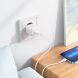 Сетевое зарядное устройство Hoco N32 Glory PD30W + кабель Type-C to Lightning - Black (960130B). Фото 5 из 6