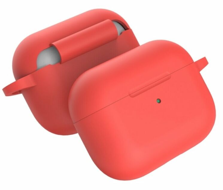 Силіконовий чохол Deexe Silicone Case для Apple AirPods Pro - Red: фото 1 з 6