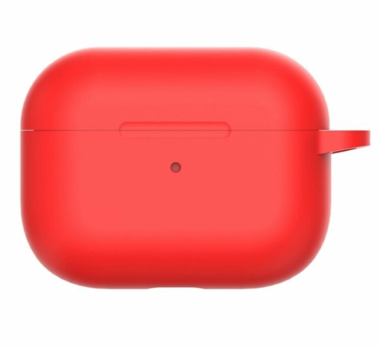 Силіконовий чохол Deexe Silicone Case для Apple AirPods Pro - Red: фото 2 з 6