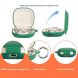 Силиконовый чехол Deexe Silicone Case (FH) для Xiaomi OpenWear Stereo Pro - Blackish Green (386800DG). Фото 7 из 10