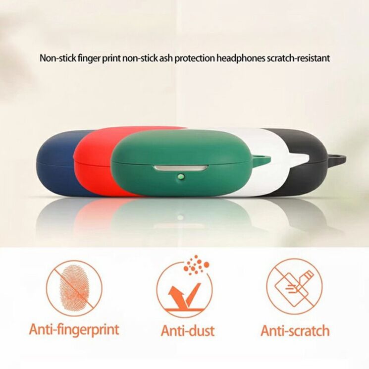 Силиконовый чехол Deexe Silicone Case (FH) для Xiaomi OpenWear Stereo Pro - Blackish Green: фото 5 из 10