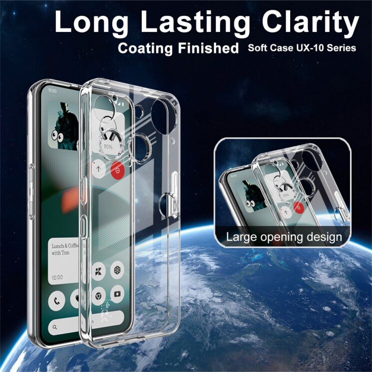 Силіконовий чохол IMAK UX-10 Series для Nothing Phone (3) - Transparent: фото 3 з 7