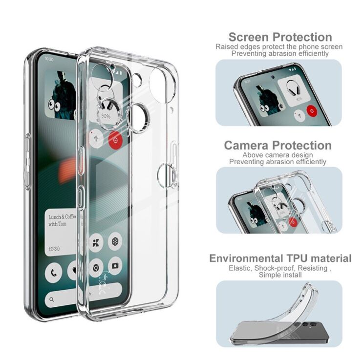 Силіконовий чохол IMAK UX-10 Series для Nothing Phone (3) - Transparent: фото 5 з 7