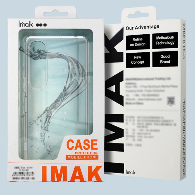 Силиконовый чехол IMAK UX-10 Series для Nothing Phone (3a) Lite - Transparent: фото 6 из 6