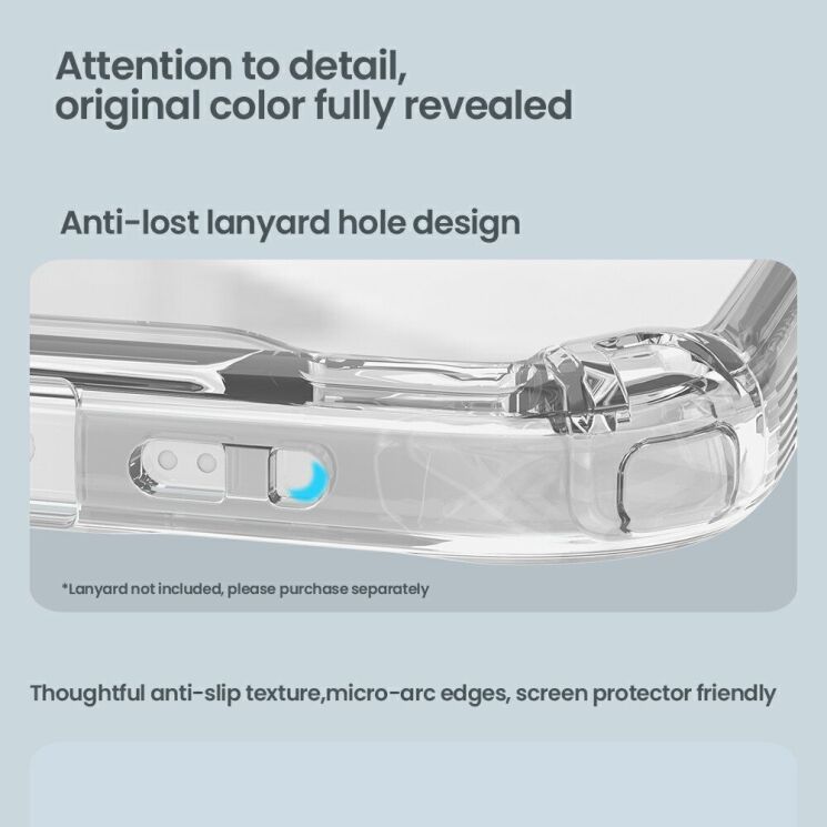 Силиконовый чехол NILLKIN Nature TPU Pro для iPhone Air - Grey: фото 11 из 13