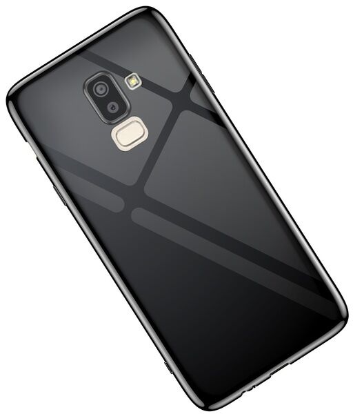 Силиконовый чехол T-PHOX Crystal Cover для Samsung Galaxy J8 2018 (J810) - Black: фото 3 из 5