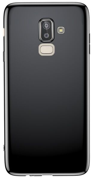 Силиконовый чехол T-PHOX Crystal Cover для Samsung Galaxy J8 2018 (J810) - Black: фото 1 из 5