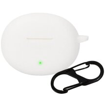 Силиконовый чехол UniCase Protective Color для OPPO Enco Air 4 Pro - White: фото 1 из 3