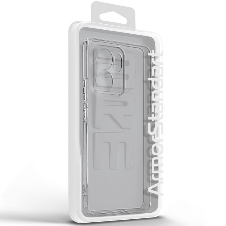 Силиконовый (TPU) чехол ArmorStandart Air Series для OPPO Reno 13 F/FS - Transparent: фото 3 из 6