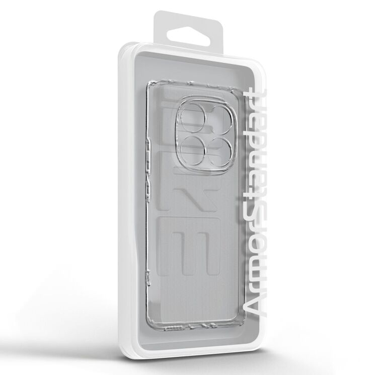 Силиконовый (TPU) чехол ArmorStandart Air Series для Xiaomi Redmi Note 14 Pro 5G / Poco X7 - Clear: фото 6 из 6