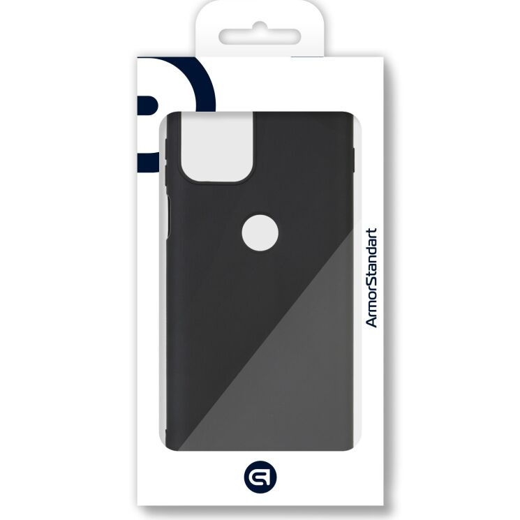 Силіконовий (TPU) чохол ArmorStandart Matte Slim Fit для Motorola Moto G100 - Black: фото 2 з 3