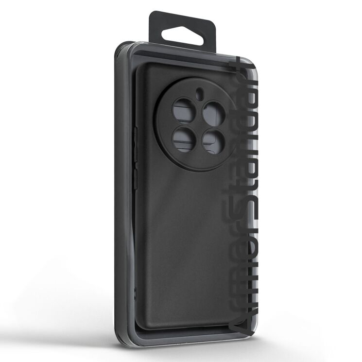 Силиконовый (TPU) чехол ArmorStandart Matte Slim Fit для Realme 12 Pro / 12 Pro+ - Black: фото 5 из 5