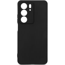 Силиконовый (TPU) чехол ArmorStandart Matte Slim Fit для Realme C75 - Black: фото 1 из 5