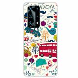 Силіконовий (TPU) чохол Deexe Life Style для Huawei P40 Pro - Cartoon Pattern (256722F)
