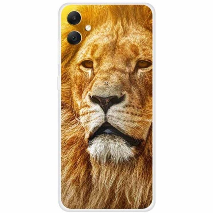 Силиконовый (TPU) чехол Deexe Life Style для Samsung Galaxy A05 (A055) - Lion: фото 1 из 3